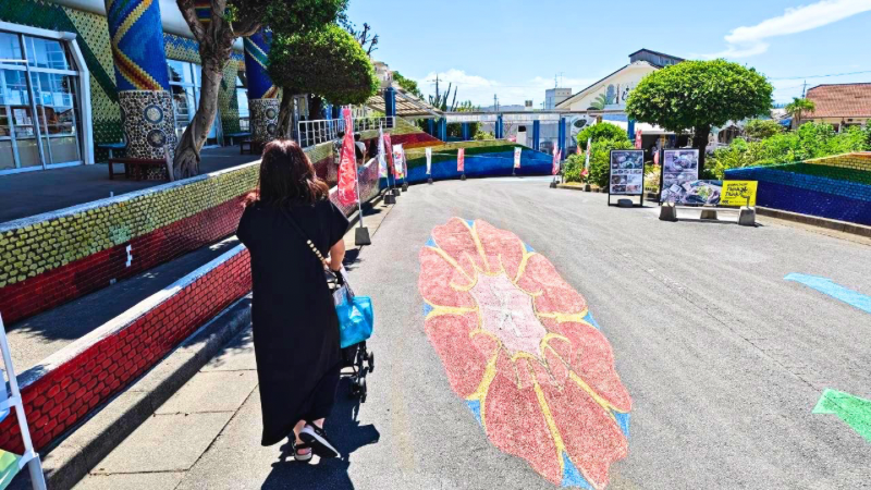 琉球ガラス村 店内の様子